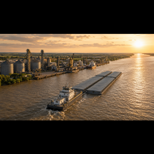 El cabotaje fluvial de granos alcanzó en 2025 su mayor volumen en cinco años | Bolsa de Comercio de Rosario
